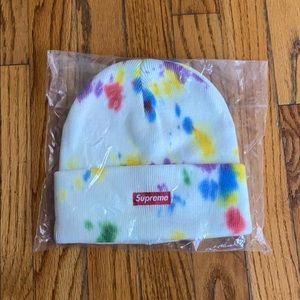 Supreme Splatter dyed beanie